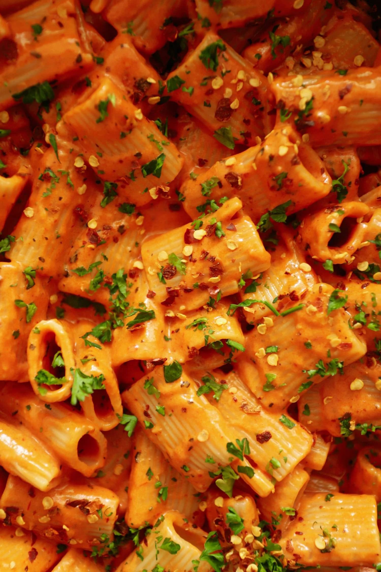 Gigi Hadid Pasta with Creamy Tomato Sauce and Rigatoni