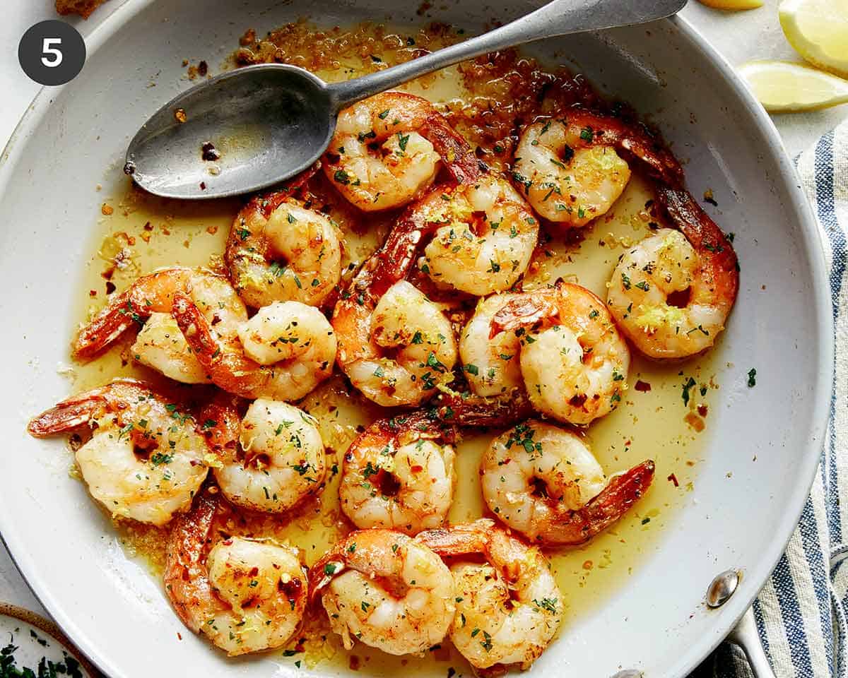 Shrimp Scampi with Tender Shrimp and Garlic Butter Sauce