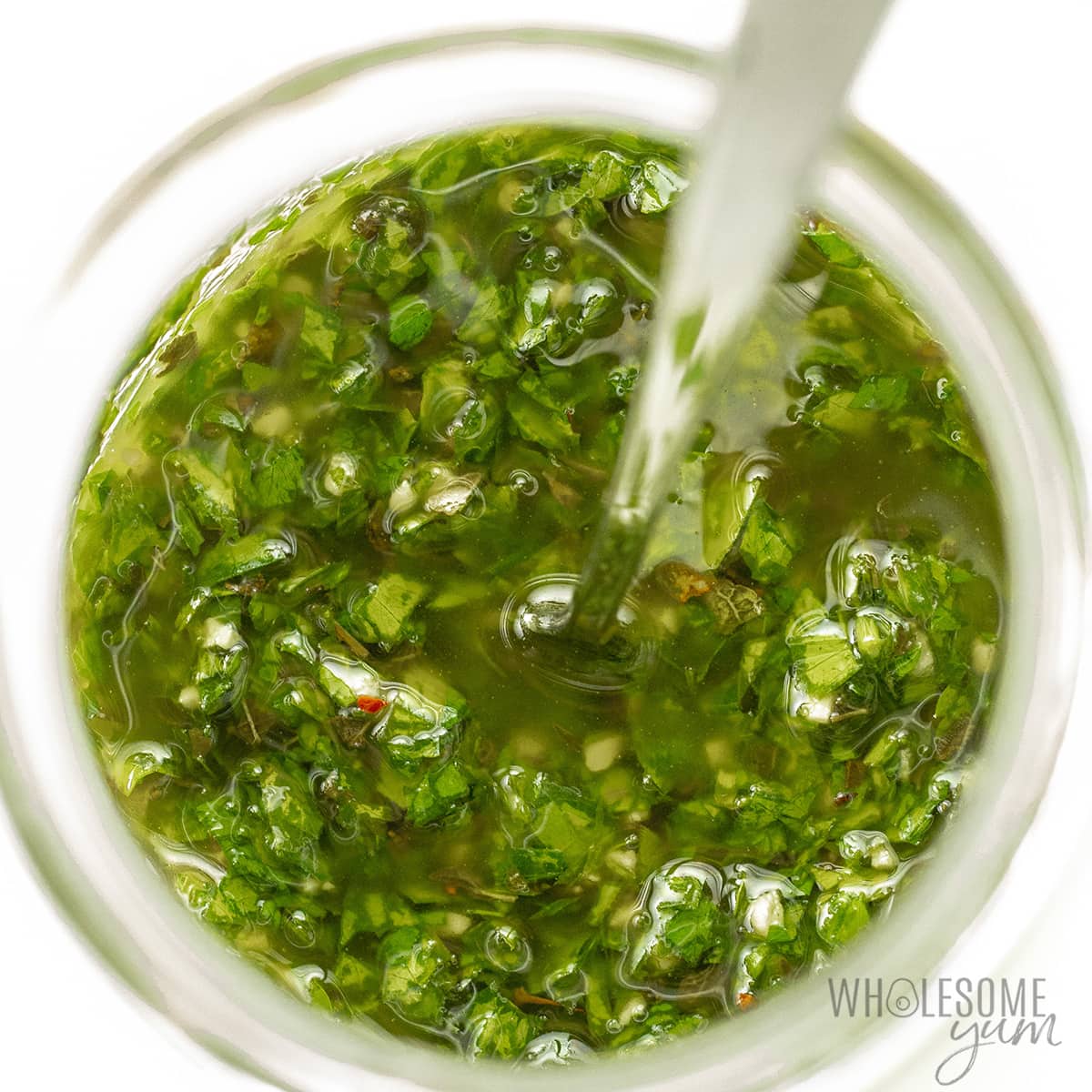 Chimichurri Sauce: Fresh Parsley, Garlic, and Tangy Vinegar