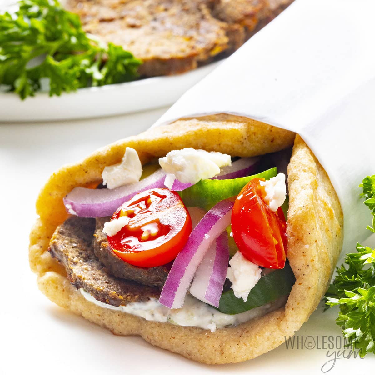 Homemade Gyro Meat With Crispy Edges and Greek Herbs