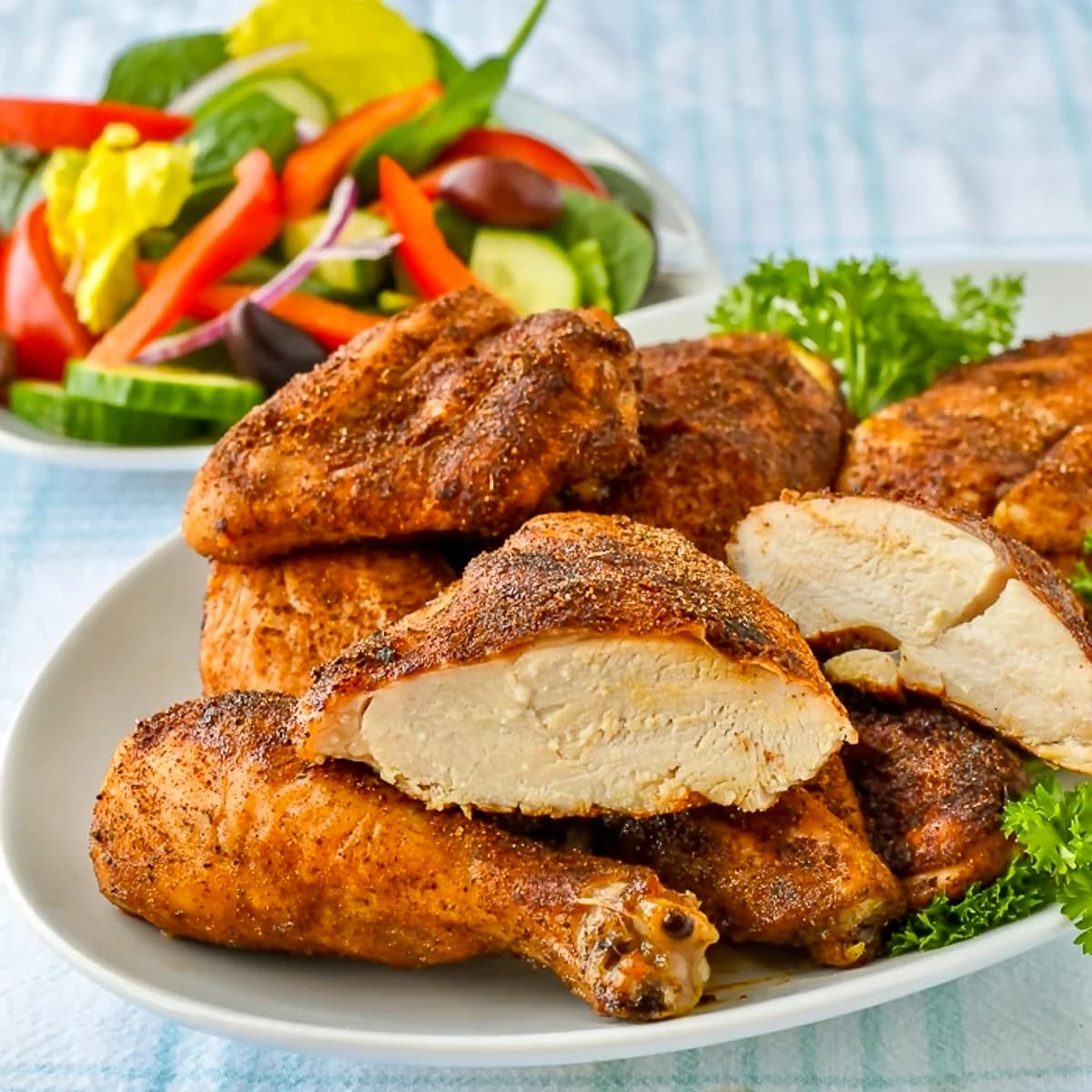 Copycat KFC Roast Chicken With Herbed Pepper Seasoning