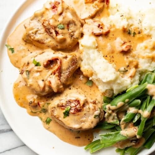 Marry Me Pork Tenderloin with Creamy Sun-Dried Tomato Sauce