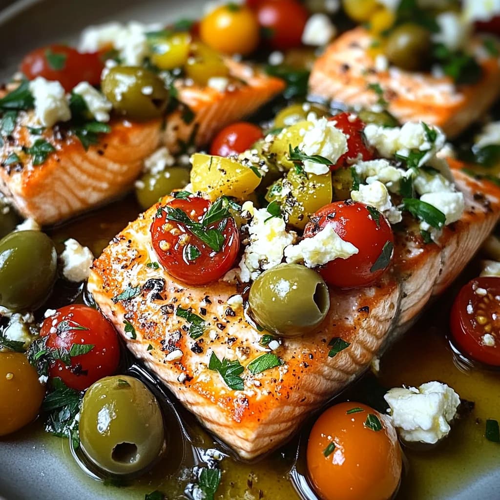Mediterranean Salmon: Quick and Flavorful Weeknight Meal
