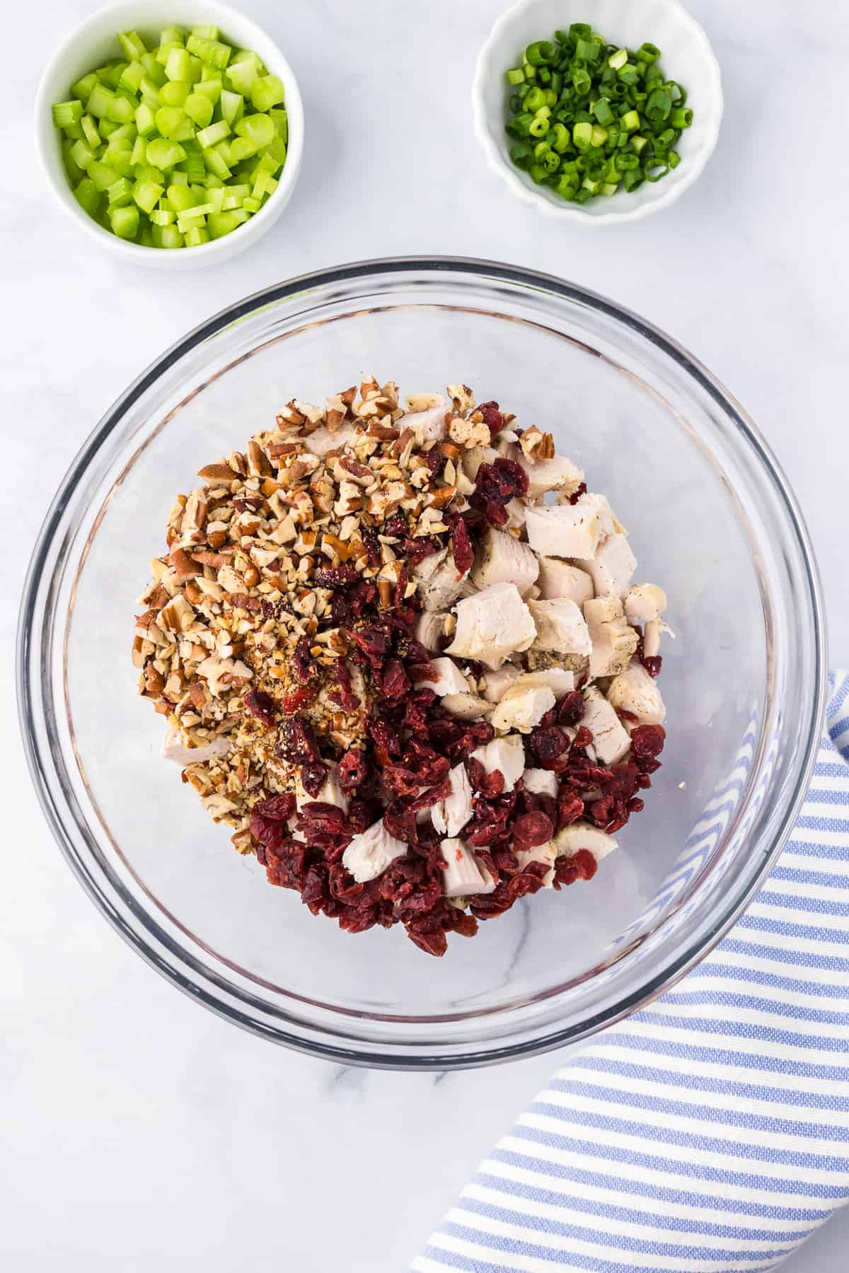 Cranberry Pecan Chicken Salad with Sweet-Tart Cranberries and Crunchy Celery