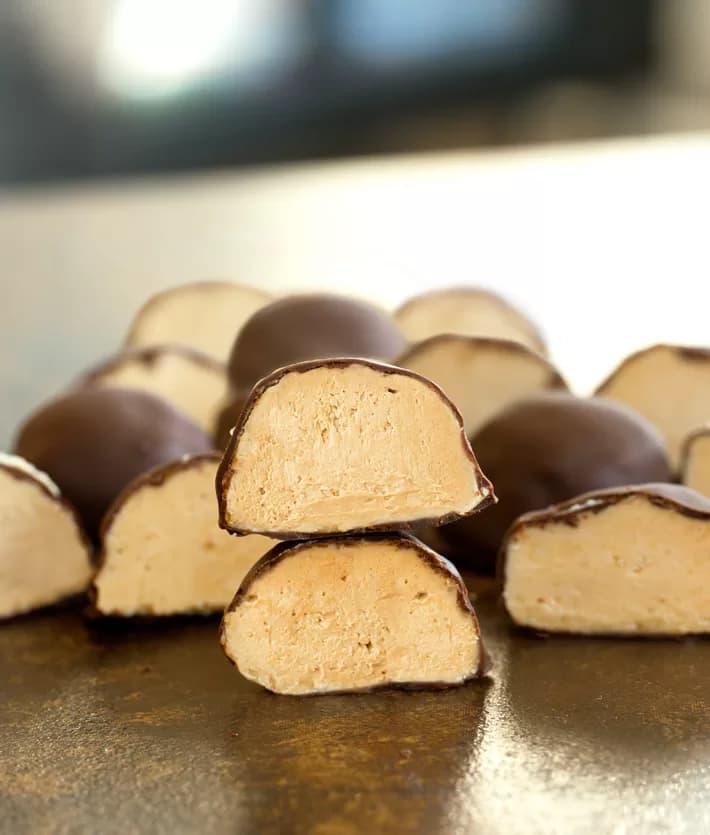 Coffee Truffles with Creamy Coffee Centers and Dark Chocolate Shell