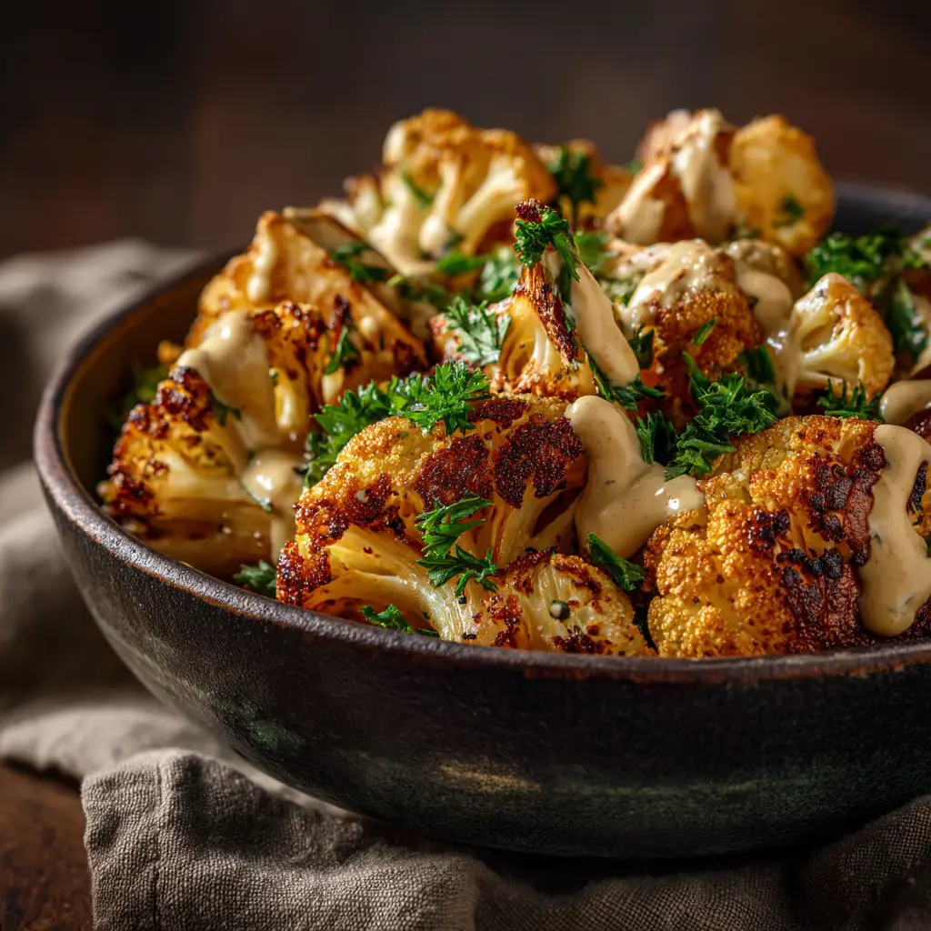 Moroccan Cauliflower with Cumin and Cinnamon