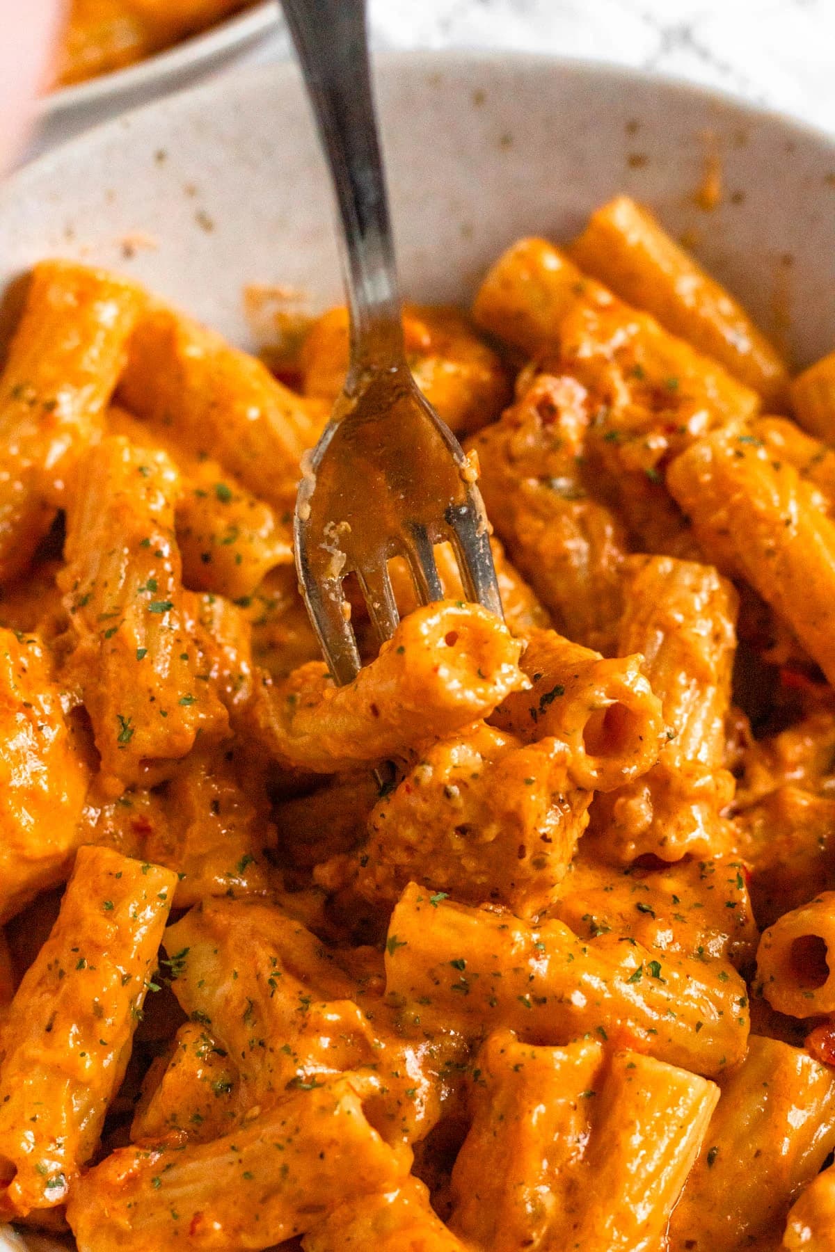 Marry Me Chicken Pasta with Sun-Dried Tomatoes and Parmesan