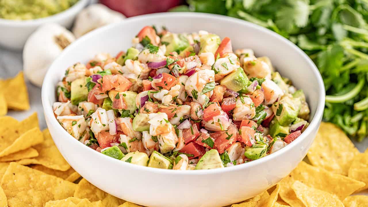 Easy Shrimp Ceviche with Bright Citrus and Creamy Avocado