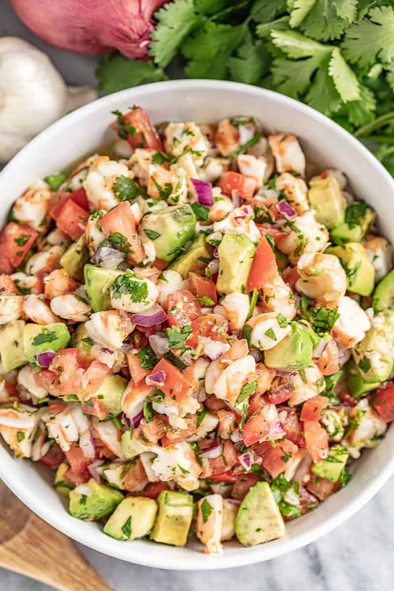 Easy Shrimp Ceviche with Bright Citrus and Creamy Avocado