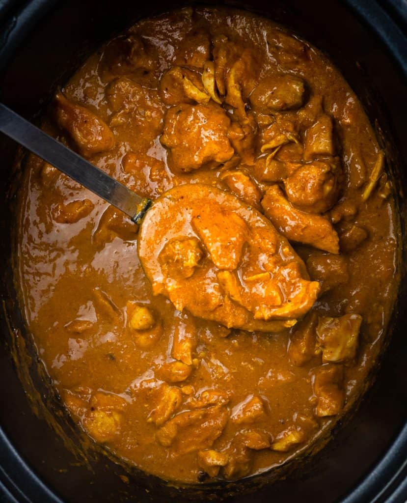 Slow Cooker Chicken Curry With Creamy Spiced Sauce
