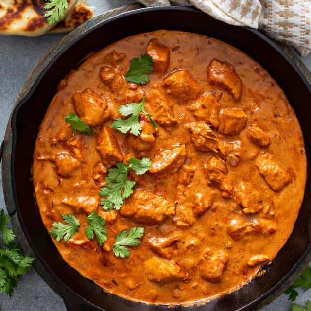 Chicken Tikka Masala with Charred Chicken and Creamy Tomato Sauce
