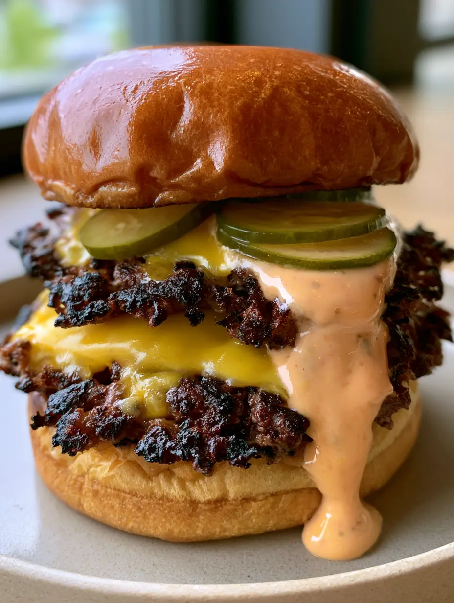 Smash Burger Recipe: Ultra-Crispy Double Cheeseburgers