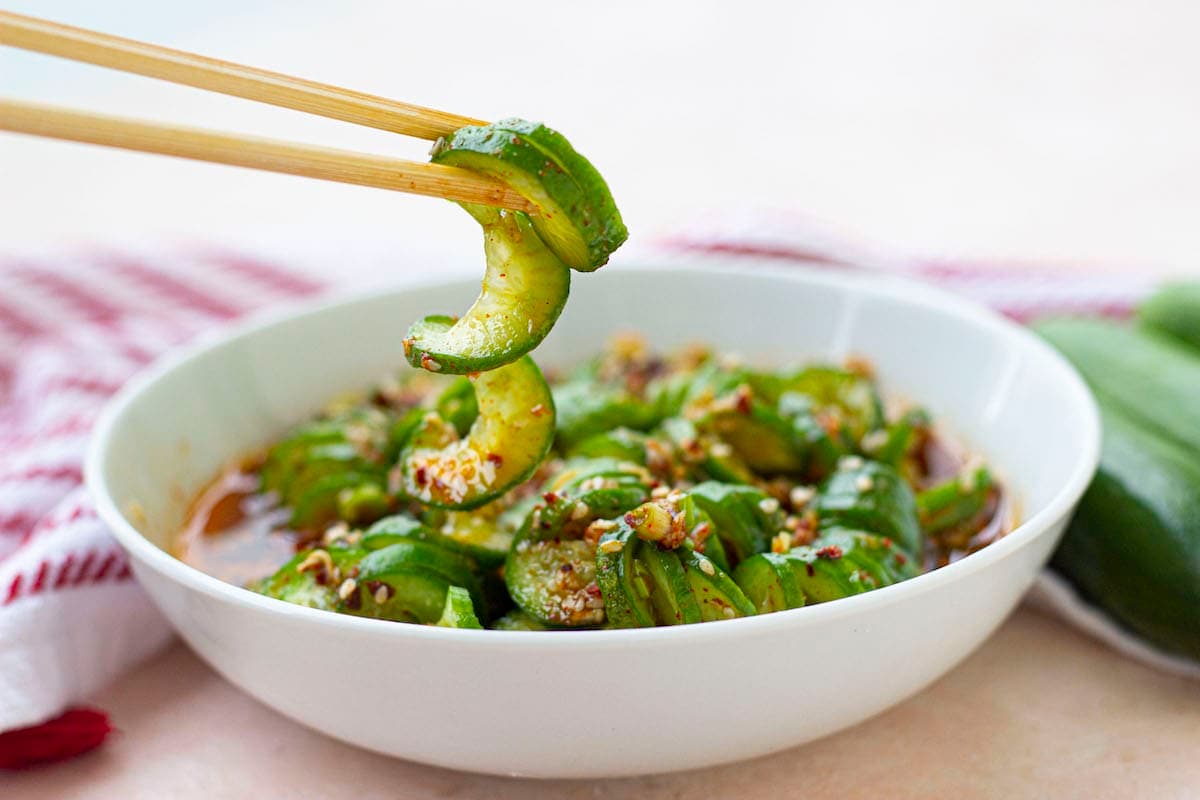 Asian Cucumber Salad: A Viral TikTok Recipe with Sweet-Salty Dressing