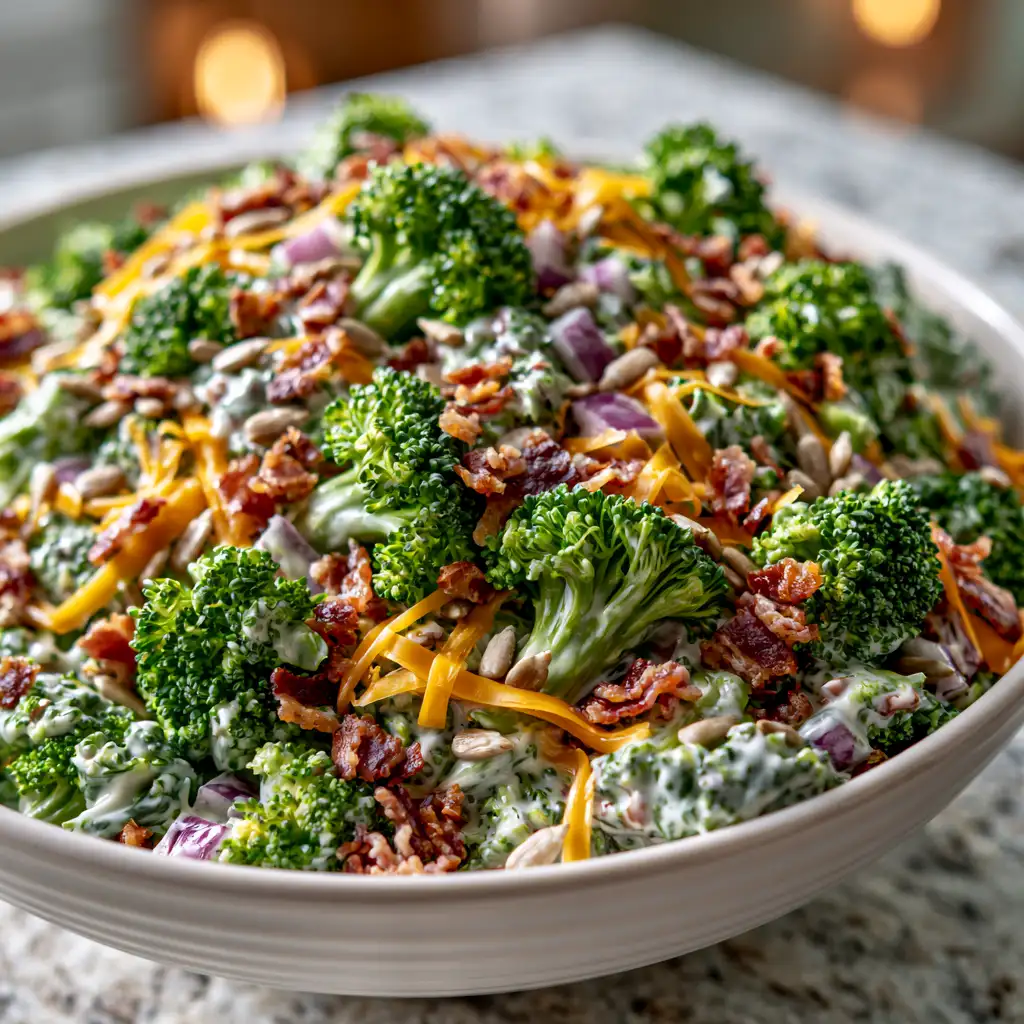 Creamy Broccoli Bacon Salad: A Perfect Make-Ahead BBQ Side