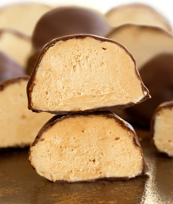 Coffee Truffles with Creamy Coffee Centers and Dark Chocolate Shell