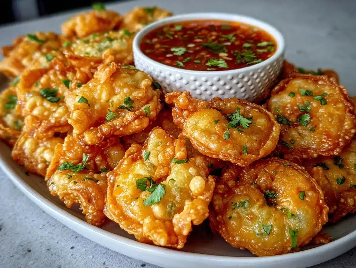 Crispy Fried Wonton Shrimp: Easy Make-Ahead Appetizer