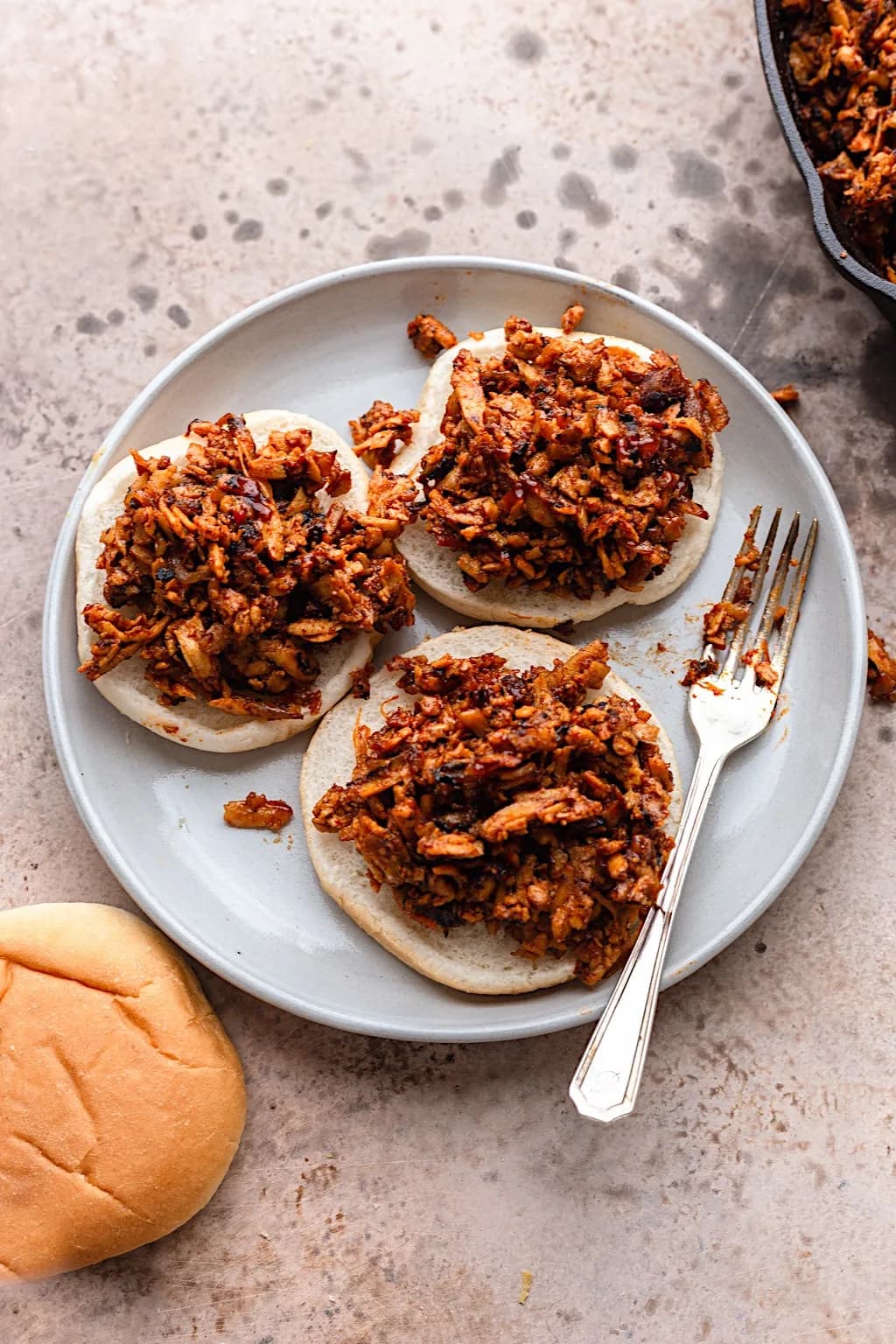 BBQ Tofu Pulled Pork with Sticky Smoky Sauce