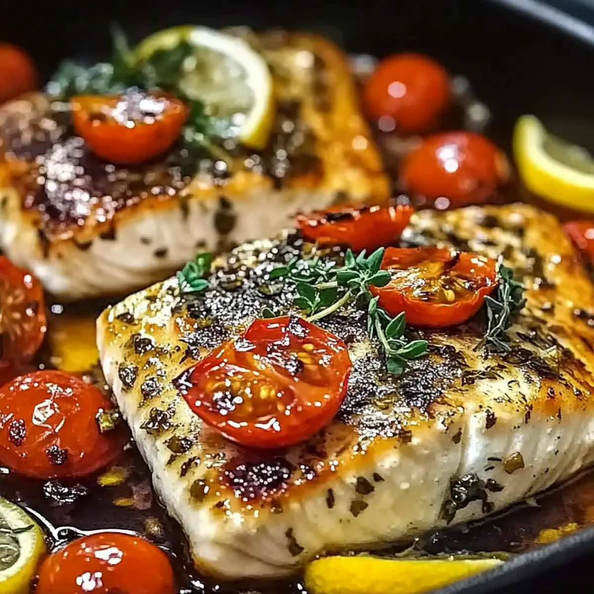 Mediterranean Baked Fish with Lemon, Garlic, and Tender Vegetables