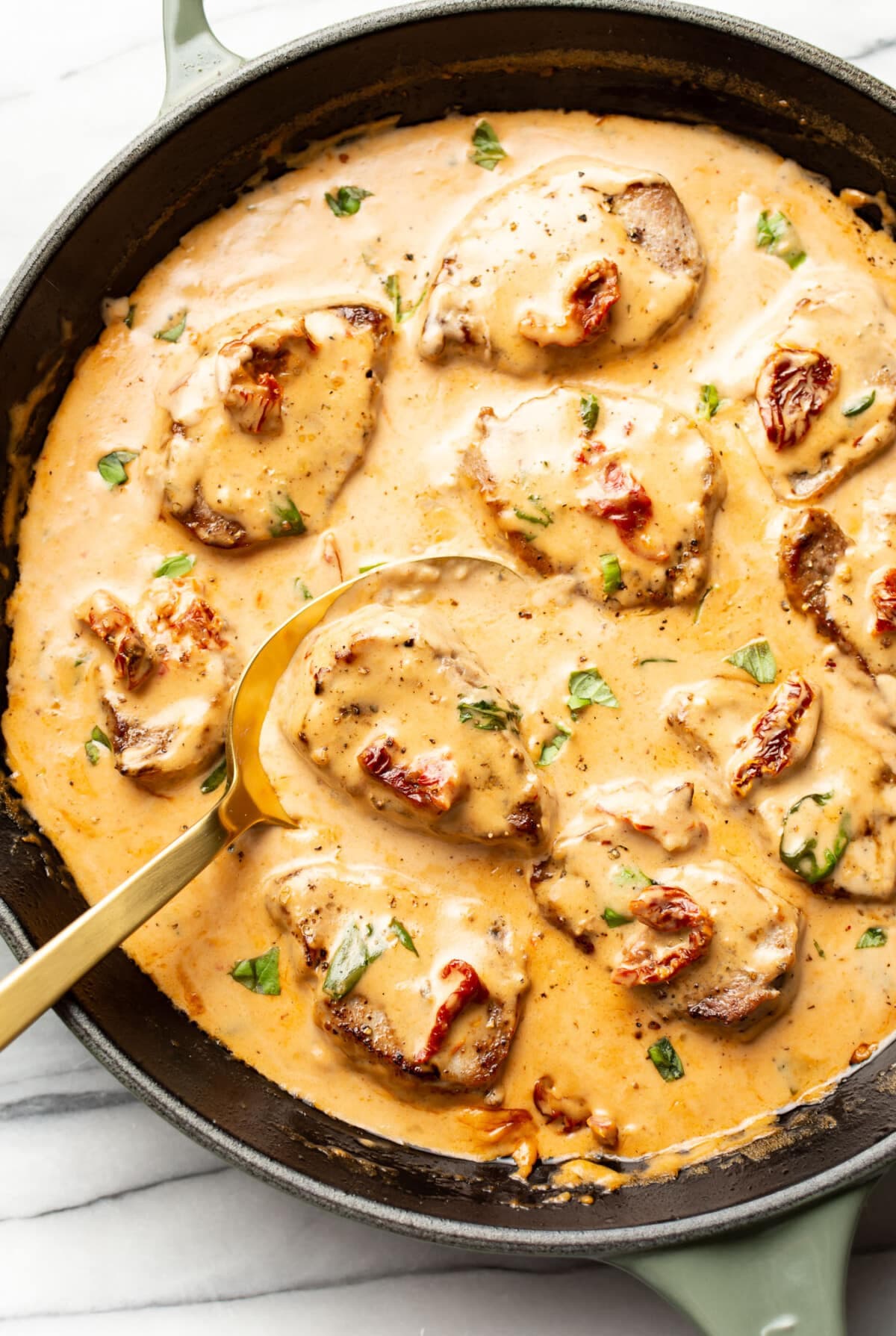 Marry Me Pork Tenderloin with Creamy Sun-Dried Tomato Sauce