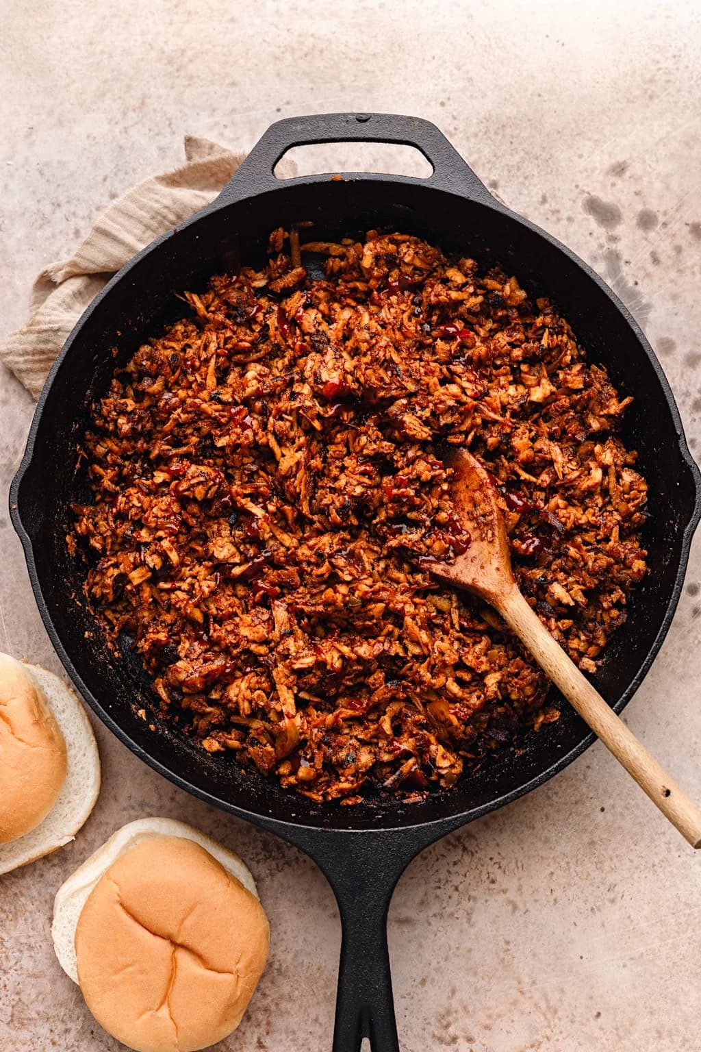BBQ Tofu Pulled Pork with Sticky Smoky Sauce