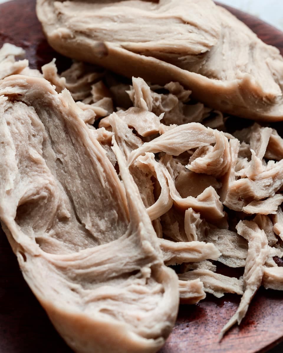 Vegan Chicken: Firm Seitan Fillets With Savory Miso Brine