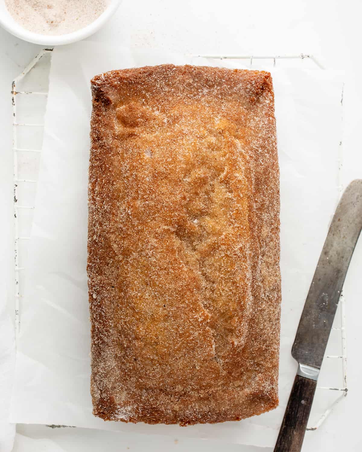 Cinnamon Sugar Donut Bread With Spiced Sugar Coating