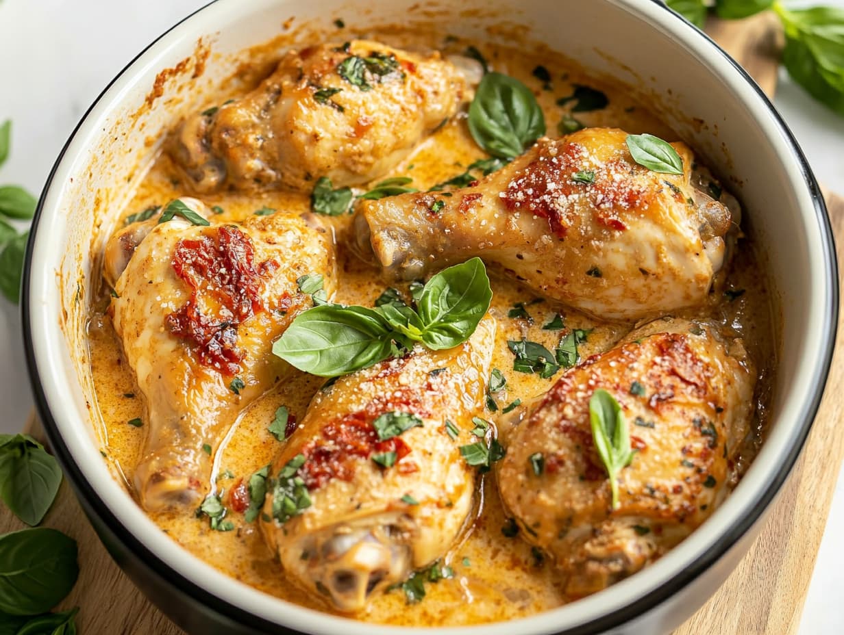 Crockpot Marry Me Chicken with Garlic Parmesan and Sun-Dried Tomatoes