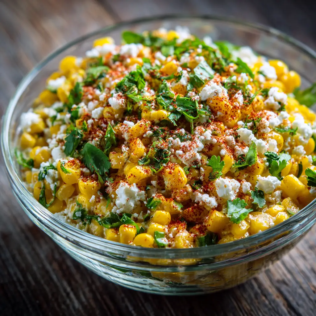 Mexican Street Corn Salad With Charred Corn and Cotija