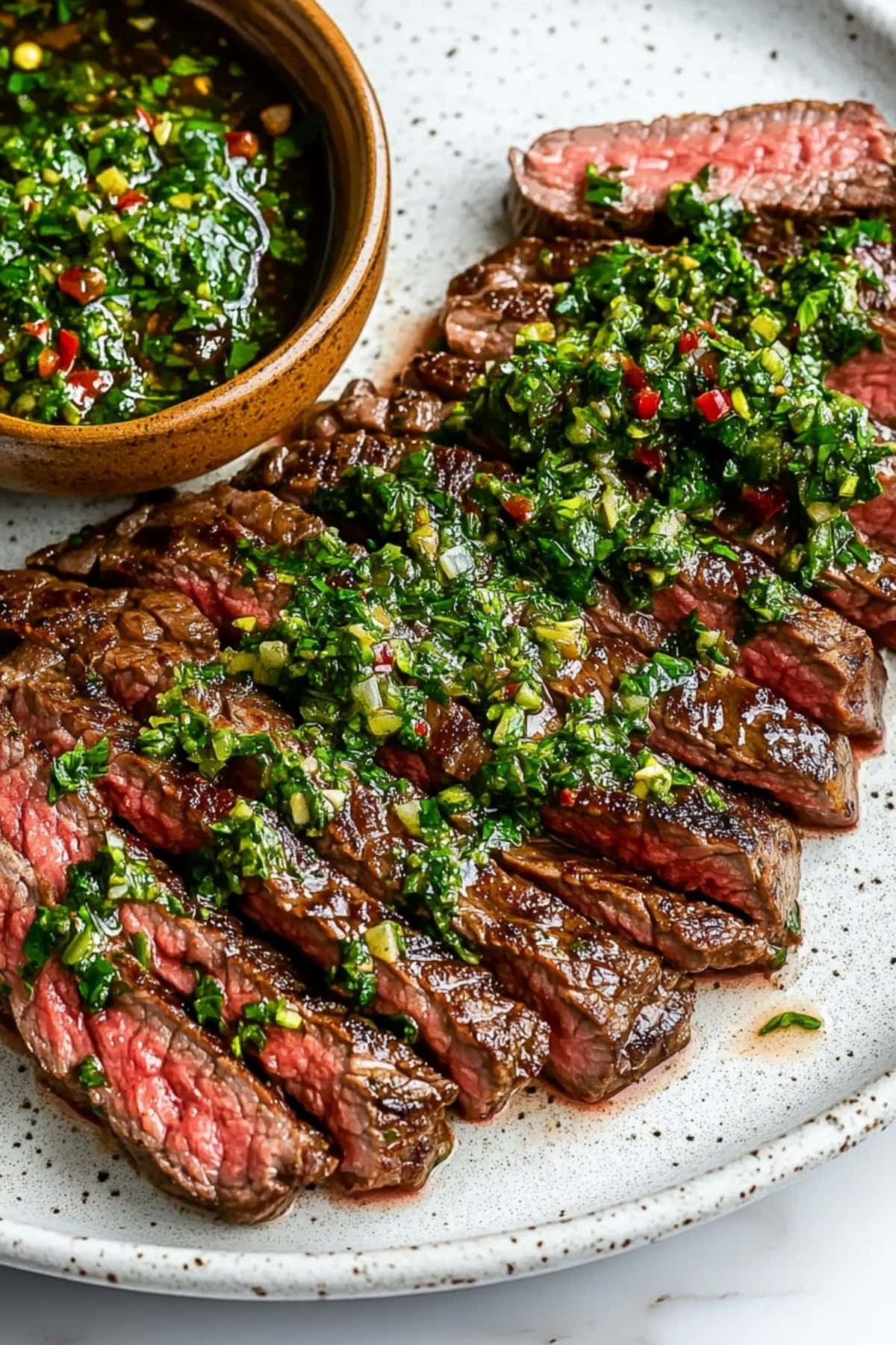 Chimichurri Steak with Garlicky Parsley and Golden-Brown Crust