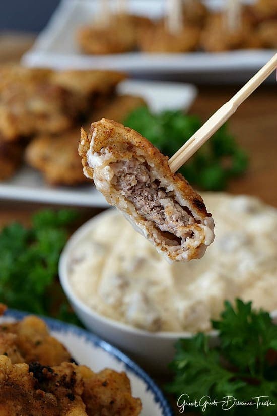 Chicken Fried Steak Bites with Crunchy Seasoned Coating