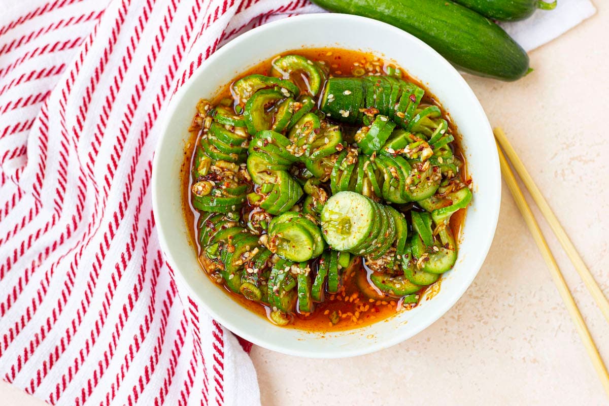 Asian Cucumber Salad: A Viral TikTok Recipe with Sweet-Salty Dressing