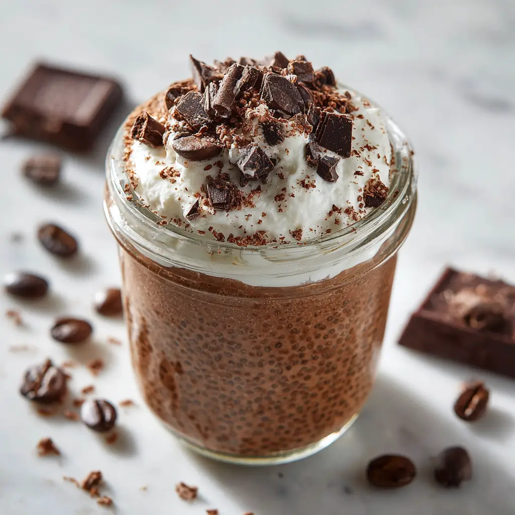 Mocha Chia Pudding with Coffee and Cocoa