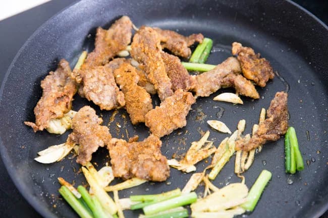 Salt and Pepper Crispy Beef with Shallow-Fried Golden Crust