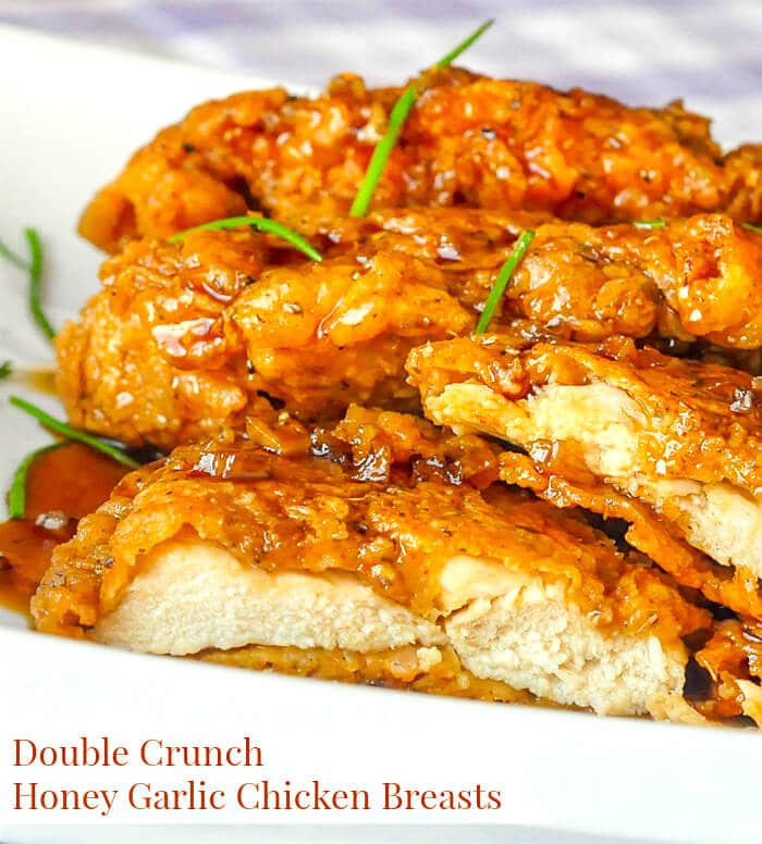 Double Crunch Honey Garlic Chicken Breasts with Crisp Spiced Coating